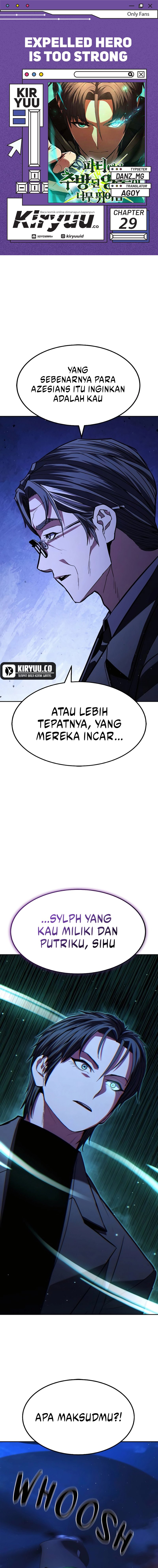 Expelled Hero Is Too Strong Chapter 29 halaman 1