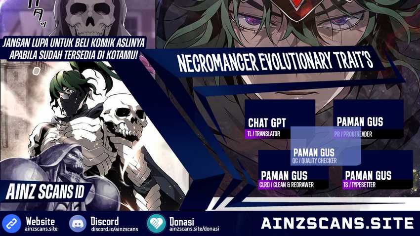 Necromancer’s Evolutionary Traits Chapter 22 halaman 1
