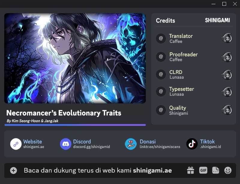 Necromancer’s Evolutionary Traits Chapter 54 halaman 1