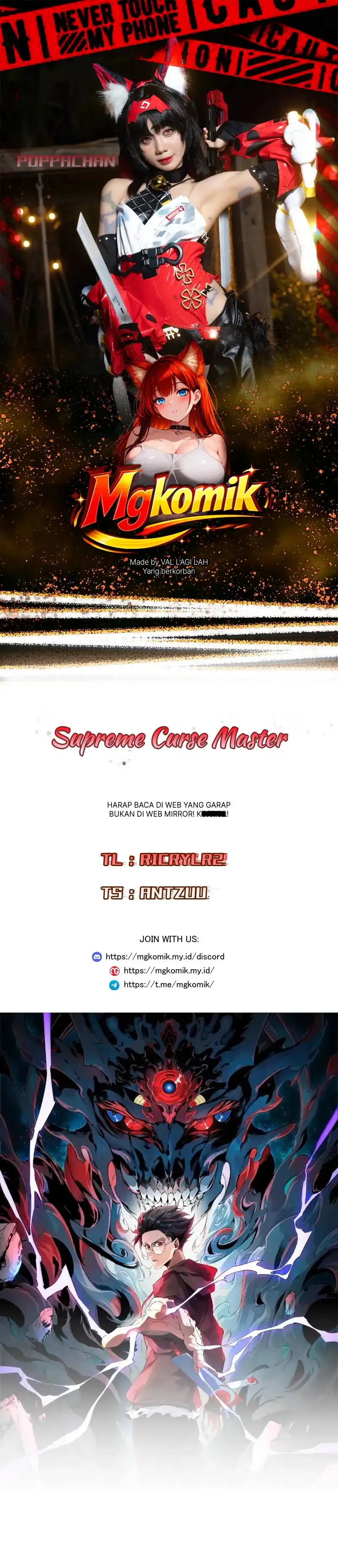 Supreme Cursemancer Chapter 74 halaman 1