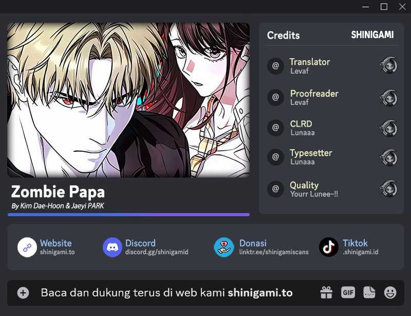 Zombie Papa Chapter 5 halaman 1
