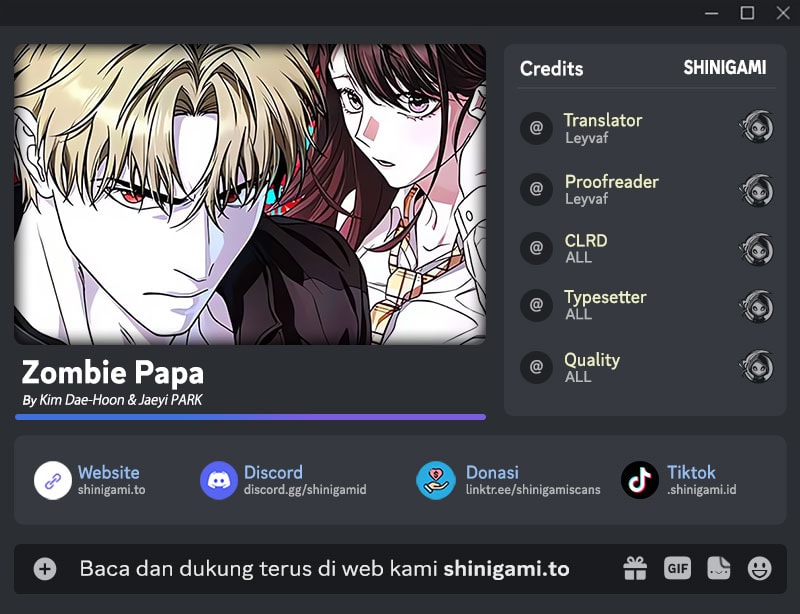Zombie Papa Chapter 19 halaman 1