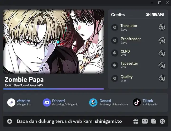 Zombie Papa Chapter 21 halaman 1