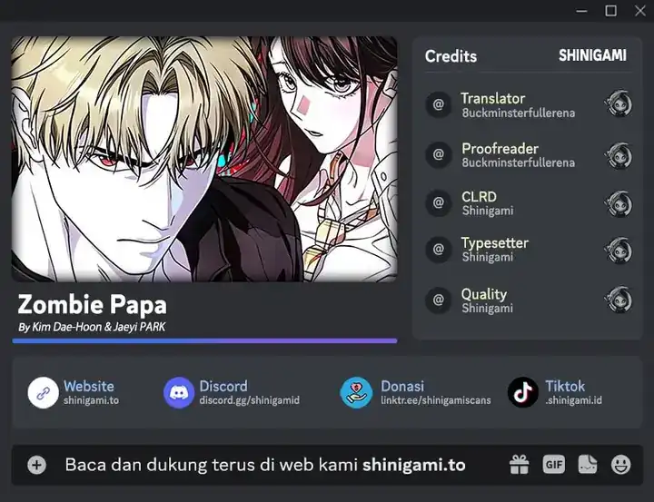 Zombie Papa Chapter 28 halaman 1