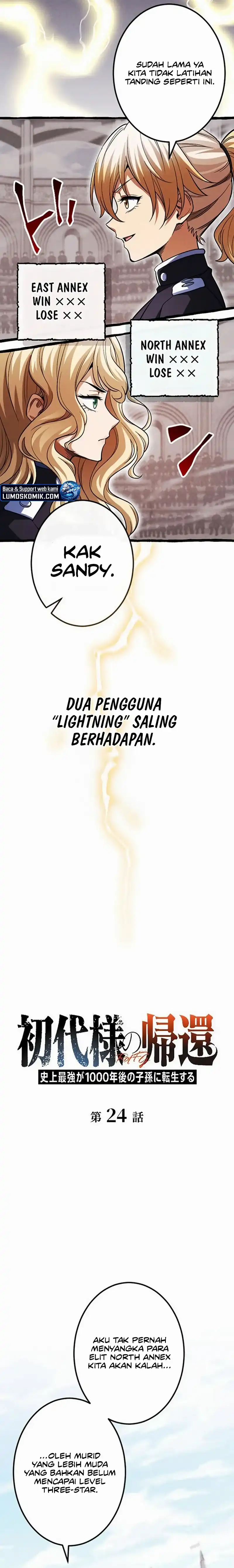 Return of the First Patriarch: The Strongest Reincarnates into His Descendant 1000 Years Later Chapter 24 halaman 2