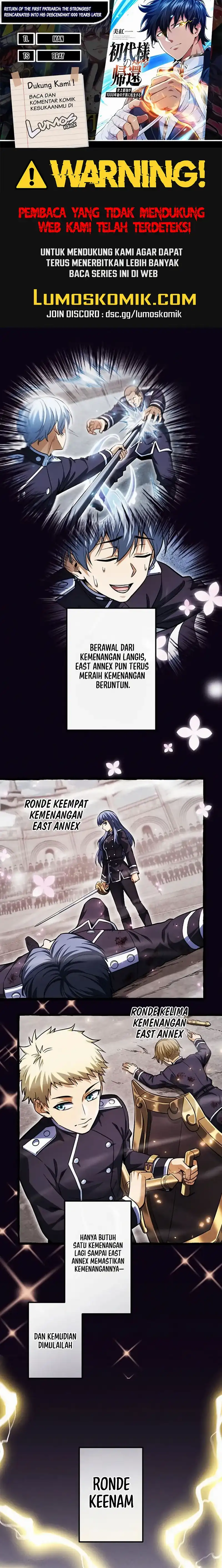 Return of the First Patriarch: The Strongest Reincarnates into His Descendant 1000 Years Later Chapter 24 halaman 1