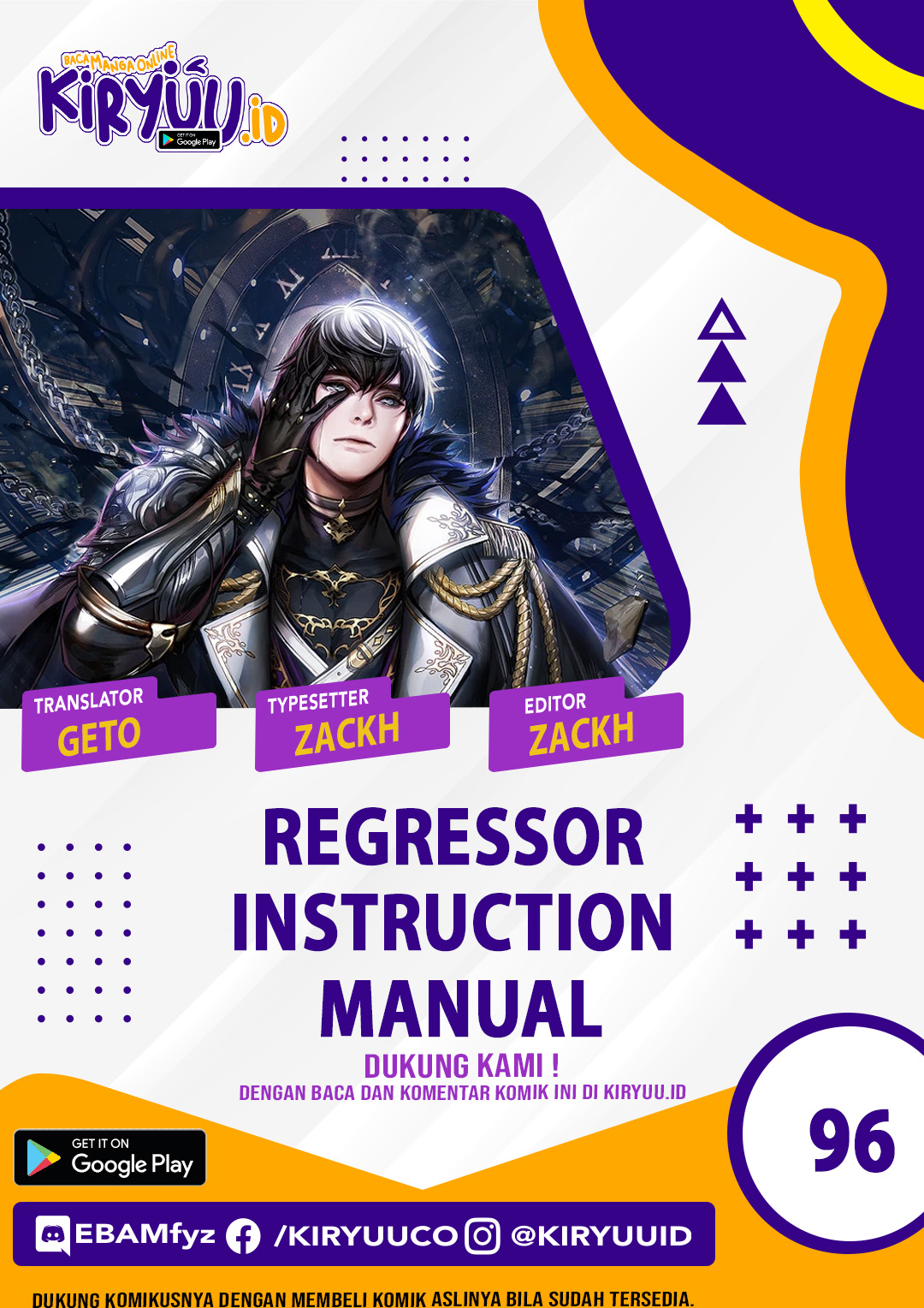 Regressor Instruction Manual Chapter 96 halaman 1