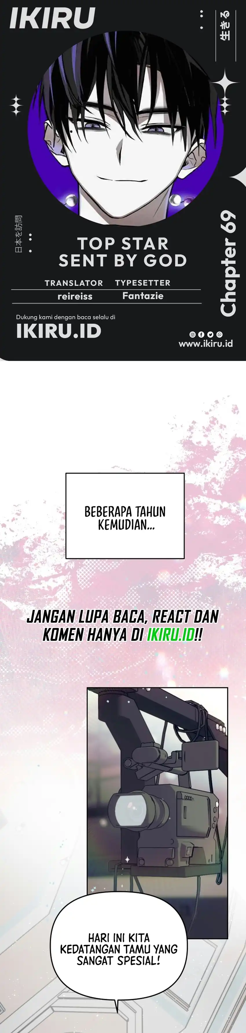 Top Star Sent by God Chapter 69 halaman 1