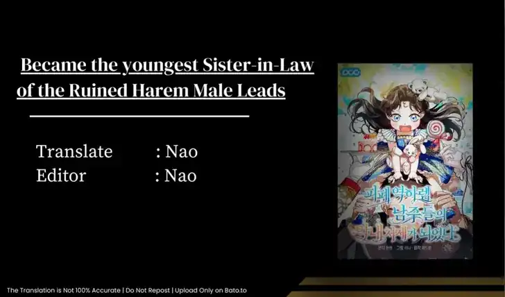 Became the youngest Sister-in-Law of the Ruined Harem Male Leads Chapter 14 halaman 1